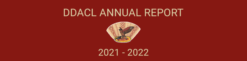 DDACL Annual Report 2021-2022 Banner